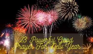 Good Prayer For New Year