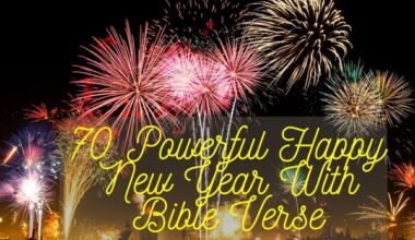 Happy New Year With Bible Verse