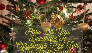 How Do You Decorate A Christmas Tree For The First Time?