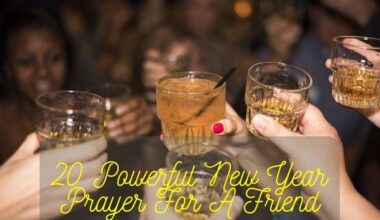 New Year Prayer For A Friend
