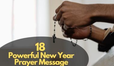 New Year Prayer Message
