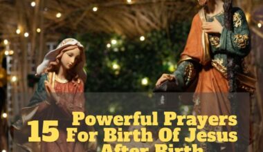 Prayers For Birth Of Jesus After Birth