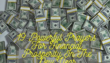 Prayers For Financial Prosperity In The New Year