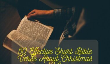 Short Bible Verse About Christmas Gift