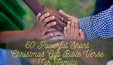 Short Christmas Gift Bible Verse For Family