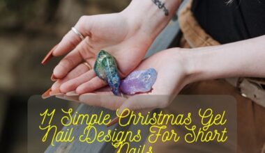 Simple Christmas Gel Nail Designs For Short Nails