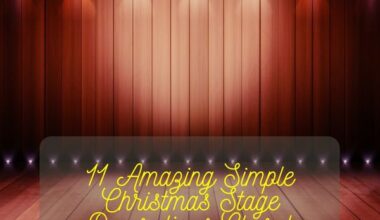 Simple Christmas Stage Decorations Church