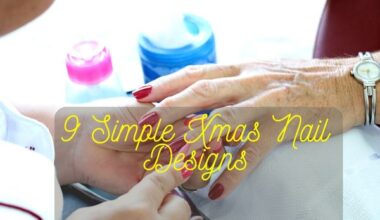 Simple Xmas Nail Designs