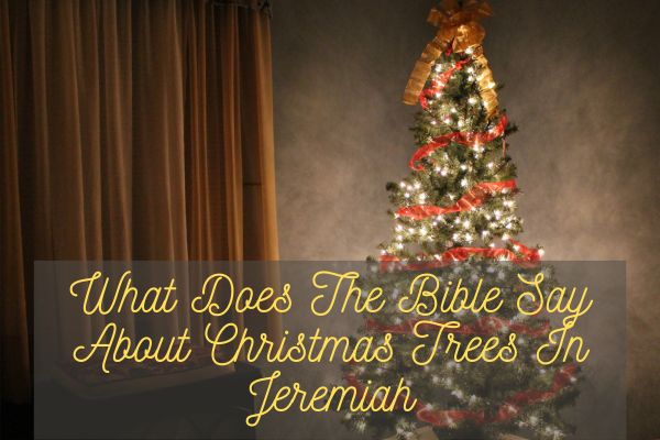 What Does The Bible Say About Christmas Trees In Jeremiah