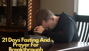 21 Days Fasting And Prayer For Breakthrough