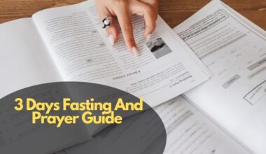 3 Days Fasting And Prayer Guide