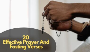 Prayer And Fasting Verses