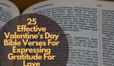 25 Effective Valentine'S Day Bible Verses For Expressing Gratitude For Love