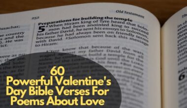 60 Powerful Valentine'S Day Bible Verses For Poems About Love