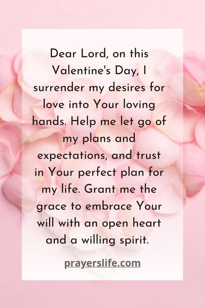 A Prayer For Gods Perfect Plan In Love