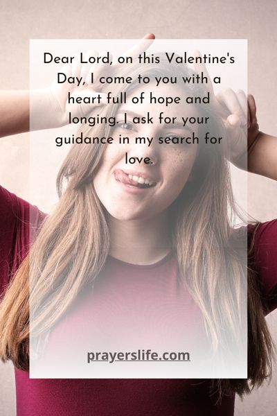 A Valentine'S Prayer For Singles