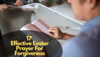 Easter Prayer For Forgiveness