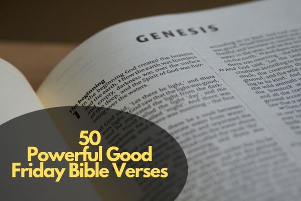 Good Friday Bible Verses