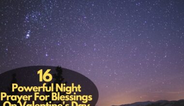 Night Prayer For Blessings On Valentine'S Day