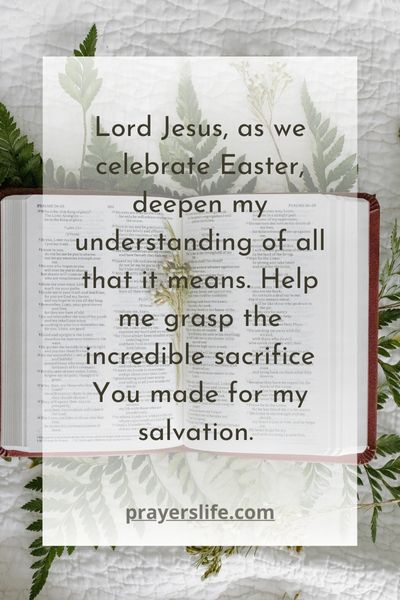 Prayer To Understand The Meaning Of Easter