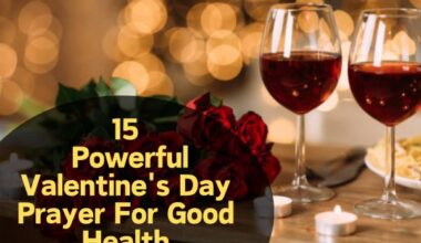 Valentine'S Day Prayer For Good Health